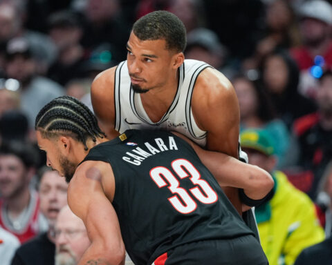 Wembanyama returns from concussion and Spurs beat Blazers 114-93 to take 3-1 series lead