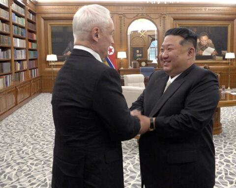 North Korea's Kim to continue support for Russia, state media says