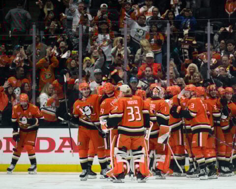 Ryan Poehling scores early in OT, Ducks push Oilers to the brink with 4-3 win in Game 4