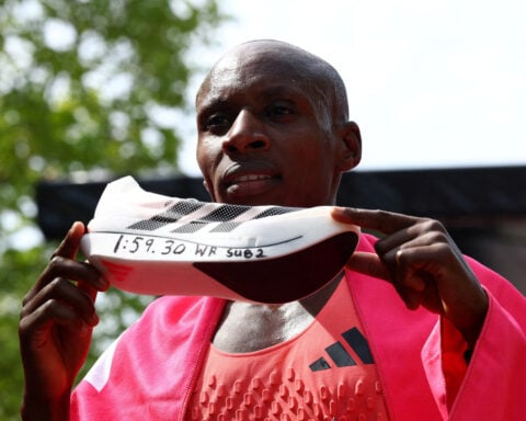Adidas shares rise after 'supershoe' helps seal sub-two hour marathon win