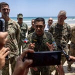 Philippines and US stage counter-landing drills with allies near South China Sea