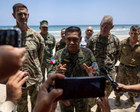 Philippines and US stage counter-landing drills with allies near South China Sea
