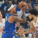 Desmond Bane scores 22, No. 8 seed Magic beat No. 1 seed Pistons 94-88 for a 3-1 series lead