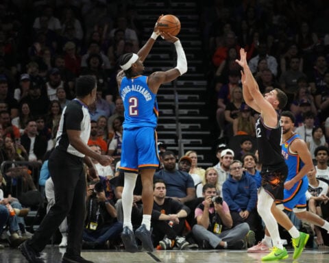 Gilgeous-Alexander scores 31 and Thunder outlast Suns 131-122 to cap a 4-game sweep