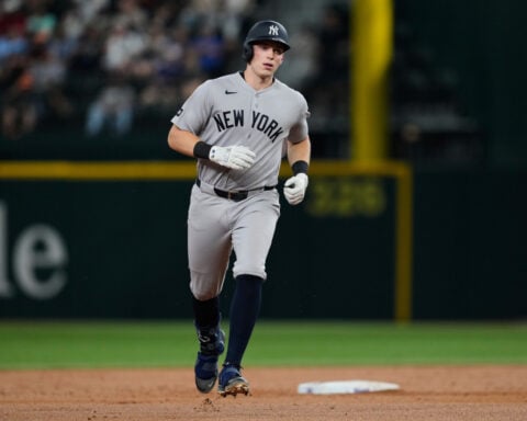 Aaron Judge and Ben Rice match Yankees greats Mickey Mantle and Yogi Berra with powerful starts