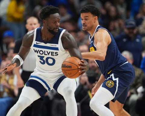 Jokic has triple-double as Nuggets avoid elimination with 125-113 win against Timberwolves
