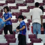 Why you may see Japanese soccer fans cleaning up the stadium after World Cup games