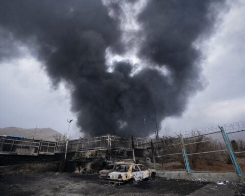 The Latest: United Arab Emirates says it will exit OPEC, while US-Iran negotiations stall