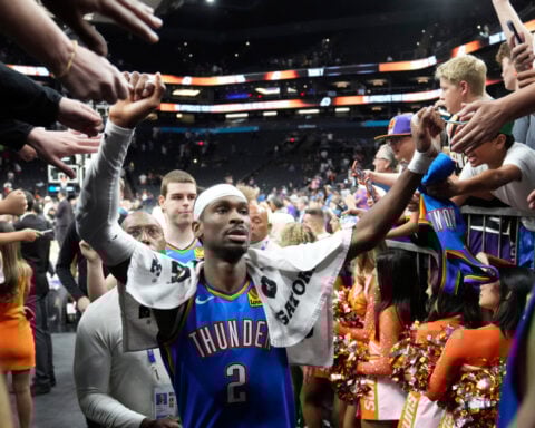 Thunder breeze through the first round for a 3rd straight year and brace for tougher games ahead