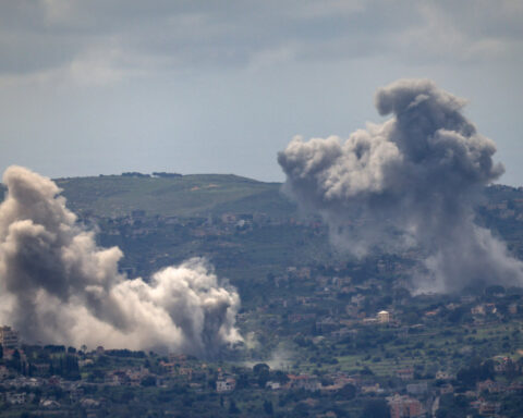 Israeli strikes kill five in south Lebanon, including three rescuers