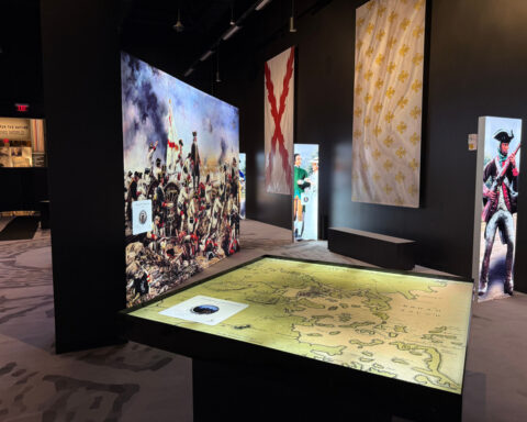 Augmented reality exhibit brings you to the front lines of the American Revolution