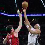 Wembanyama's double-double powers Spurs past Trail Blazers and into Western Conference semifinals