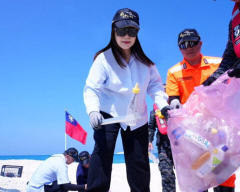 Taiwan minister says she visited second islet in disputed South China Sea