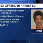 Man arrested after allegedly breaking into home, getting into bed with child