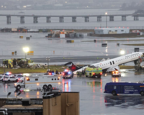 Vehicle tracking devices being installed at NYC area airports after plane collided with fire truck