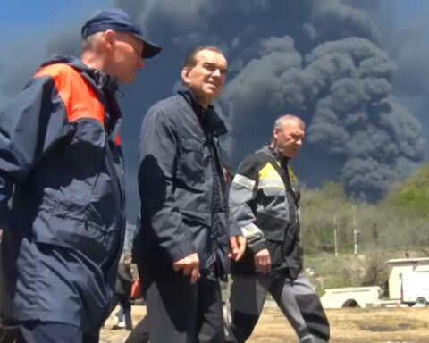Another Russian oil facility burns as Zelenskyy touts Ukraine’s drone reach