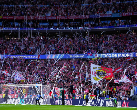 Arsenal and Atletico exchange penalty goals in 1-1 draw in 1st leg of Champions League semifinals