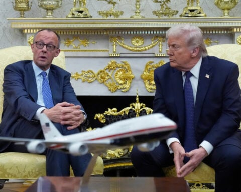 Trump says he is weighing reducing American troop presence in Germany after Iran feud
