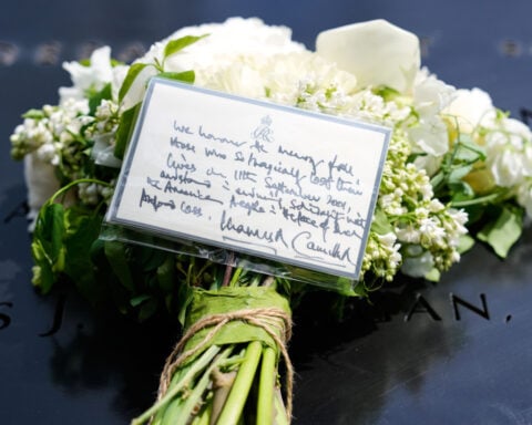Royals leave handwritten message of ‘enduring solidarity’ at New York’s 9/11 memorial