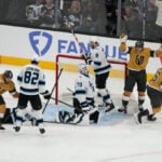 Dorofeyev's late goal for Golden Knights sends Game 5 against Mammoth into first of 2 OTs tied at 4