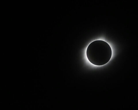 Seeing an eclipse from Earth is awe-inspiring – for astronauts seeing one from space, the scene was even more grand