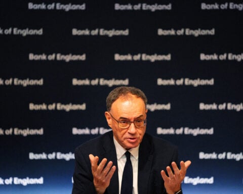 Bank of England Governor speaks after holding rates, spelling out inflation risks