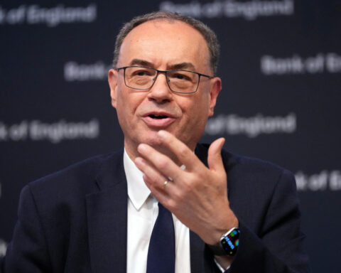 Bank of England Governor speaks after holding rates, spelling out inflation risks