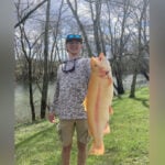 15-year-old catches record-breaking golden rainbow trout in West Virginia