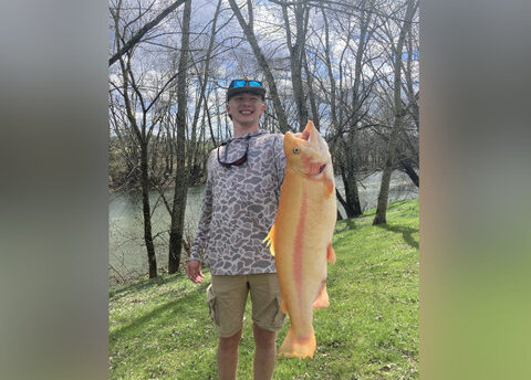 15-year-old catches record-breaking golden rainbow trout in West Virginia
