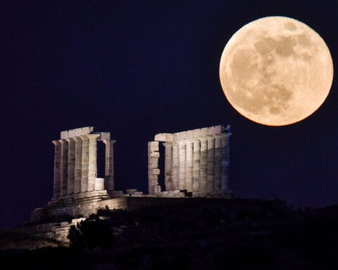 A celestial double feature in May — two full moons