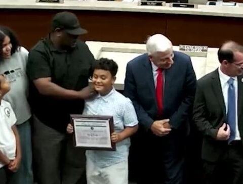 Neighbors honored for heroically saving bedridden woman from house fire
