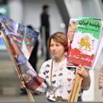 Soccer-'They are not representing Iran': Protesters urge FIFA to ban Iran from World Cup