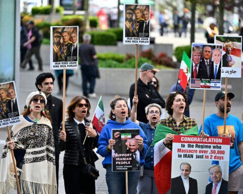 Soccer-'They are not representing Iran': Protesters urge FIFA to ban Iran from World Cup