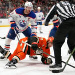 Carlsson, Terry lead Ducks to 5-2 win in Game 6, eliminating the 2-time conference champ Oilers