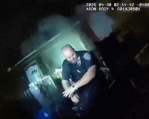 Massive explosion at NYC home sends police officers flying