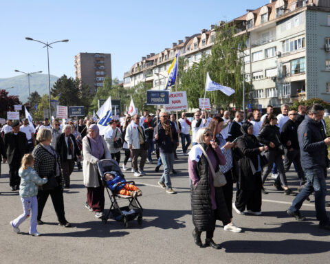 Marchers demand reopening of Bosnia's last steel mill