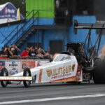 Shawn Langdon breaks the NHRA speed record by reaching 345 mph in his Top Fuel dragster