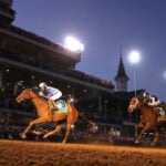 Always a Runner wins the 152nd Kentucky Oaks, the first to run under the lights in prime time