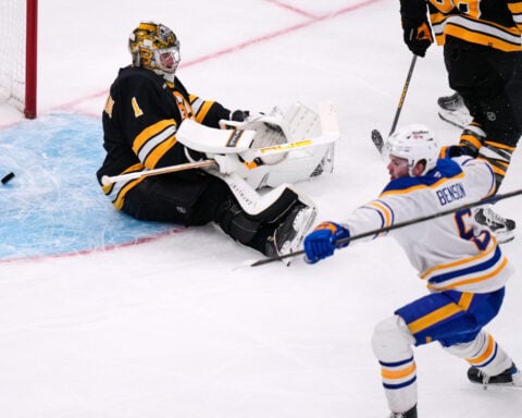 Sabres beat Bruins 4-1 in Game 6 to reach 2nd round for 1st time since 2007