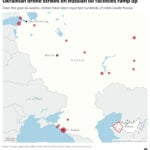 Ukraine is hitting oil facilities deep inside Russia. Soaring fuel prices could blunt the impact