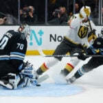 Mitch Marner scores twice to help Golden Knights eliminate Mammoth with Game 6 win