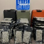 Suitcase stuffed with marijuana bursts open on flight, leading to arrest at Dallas Love Field, police say