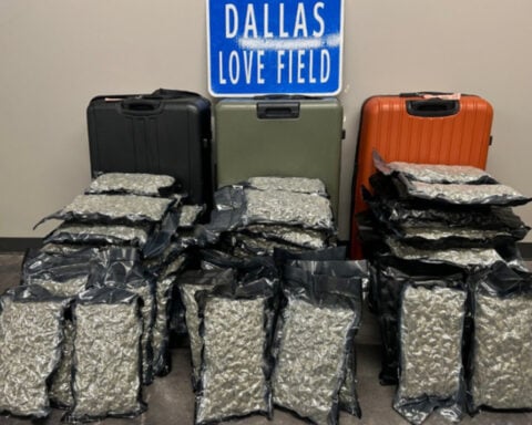 Suitcase stuffed with marijuana bursts open on flight, leading to arrest at Dallas Love Field, police say
