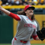 The Reds tie an MLB record by walking seven straight Pirates batters in the same inning