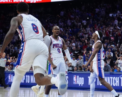A 76ers-Knicks rematch returns Monday, with Embiid pleading to fans: 'Don’t sell your tickets'