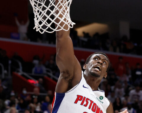 Cunningham and Harris help Pistons finish comeback for first playoff series win in 18 years