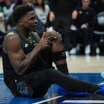 Wolves say Edwards is questionable for Game 1 despite knee injury
