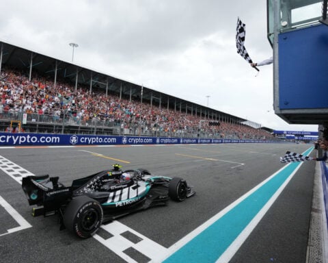Kimi Antonelli wins the Miami Grand Prix for his third straight F1 victory