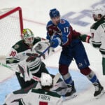Cale Makar returns from injury, scores twice as Avalanche outlast Wild 9-6 in wacky Game 1