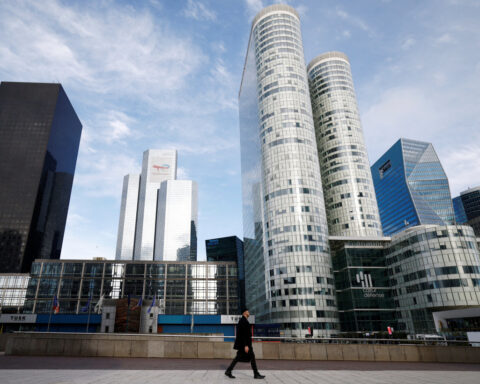 Euro zone investor morale improves slightly in May, Sentix survey shows